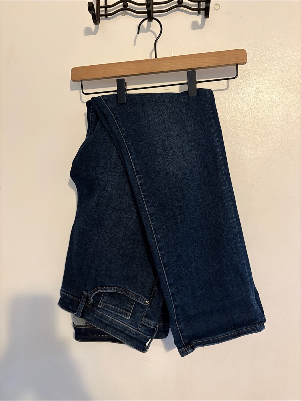 NYDJ Sheri Slim Straight High Rise Jeans 14 - Picture 4 of 7